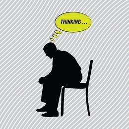 thinking man