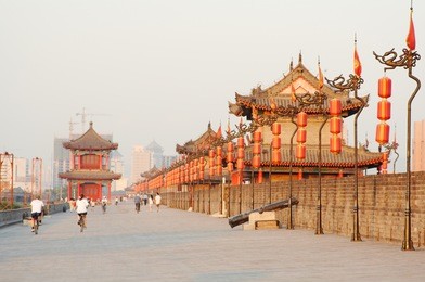 xi'an city wall