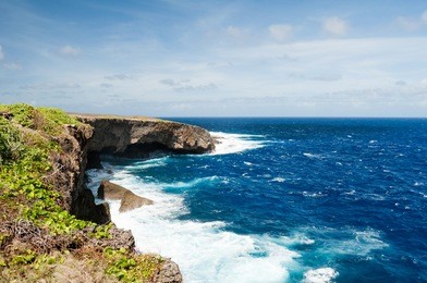banzai cliff in saipan, usa