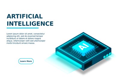artificial intelligence icon ai, chip brain, quantum computing, cpu, isometric cloud computing concept, data mining, isometric, neural network, machine programming, vector illustrator.