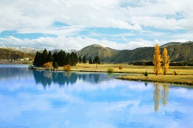 beautiful lake tekapo, nz