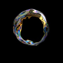 abstract fluid design element, art holographic transparent gradient, modern futuristic poster, dispersion and iridescent effect 3d rendering