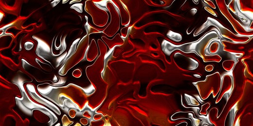 seamless wavy pattern with metalized effect. abstract creative background.