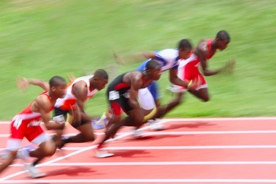 runners at the start