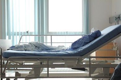 hospital bed after patient get well