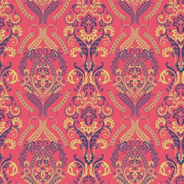 baroque floral pattern. classic floral ornament. vintage seamless texture for wallpapers, textile, fabric
