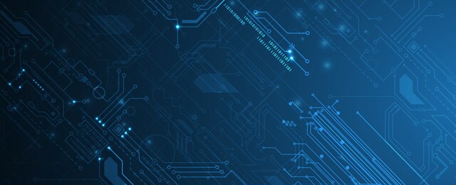 abstract circuit board futuristic technology processing business background