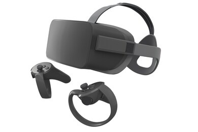 virtual reality glasses and controllers for online and cloud gaming isolated on white with clipping path. 3d rendering of device for virtual design in augmented reality or virtual gaming in vr