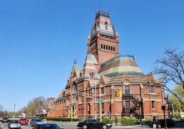 memorial hall and sanders theater, harvard university