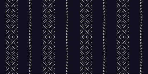 duotone freehand embroidery pattern micro hatch line motif running stitch simple geo design. seamless embroidered crosshatch texture allover print block for man shirt, ladies dress fabric, shop window