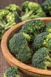  a lot of broccoli for diet and healthy eating. fresh green broccoli on a   table.broccoli vegetable is full of vitamin.vegetables for diet and healthy eating.organic food.