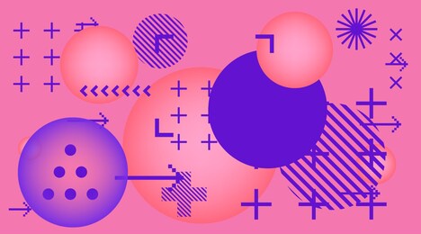 abstract futuristic sci-fi background with geometric minimal composition of bold forms and shapes.