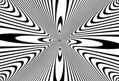 abstract pattern. texture with wavy, billowy lines. optical art background. wave design black and white. digital image with a psychedelic stripes. vector illustration