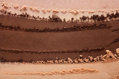 eye shadow cracked brown and beige and smudge texture background