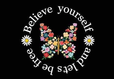 fabulous always daisy spring dreamer butterflies and daisies positive quote flower design margarita 
mariposa
stationery,mug,t shirt,phone case fashion slogan  style spring summer sticker and etc 