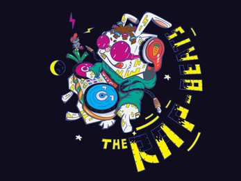 dj rabbit and his friend