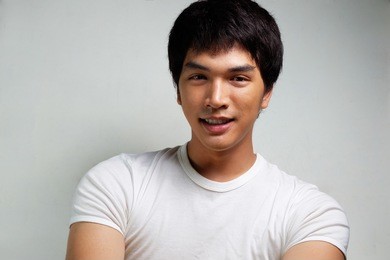 portrait of asian male model