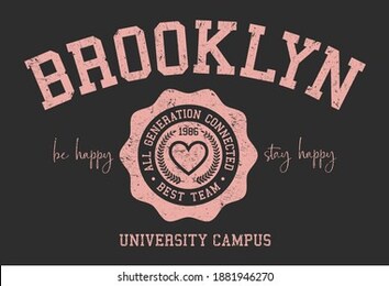 varsity typography vector illustration.vector t-shirt graphic.
