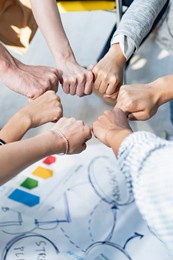 hand for work together concept, hand stack for business and service, volunteer or teamwork togetherness, concept connection of community and charity. group of happy people or team participation.