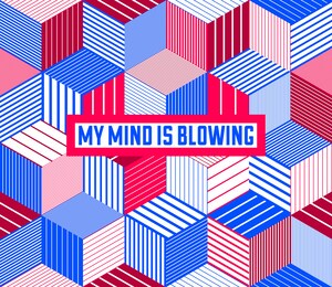 3d cubes seamless pattern vector background, lined dimensional blocks, architecture and construction, geometric design.