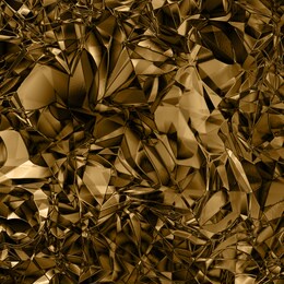 gold foil crumpled texture illustration