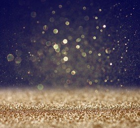 glitter vintage lights background. defocused. 