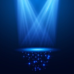 dark spotlight background for your business  vector