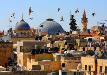 church of holy sepulchre .old jerusalem