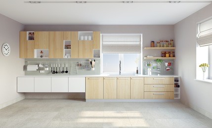 modern kitchen interior (cg concept)