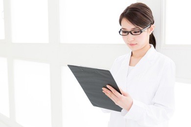 young asian doctor in the hospital