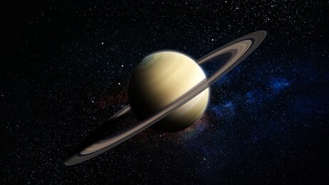 planet saturn 4k stock image 3d rendering