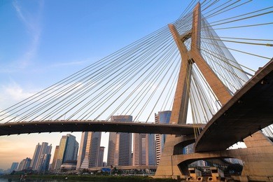 estaiada bridge - sao paulo - brazil,