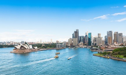 circular quay and opera house, sydney, australia