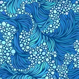 seamless pattern of waves. 