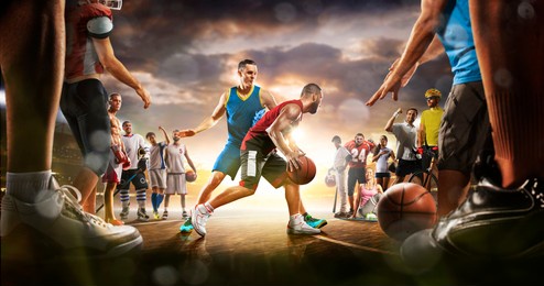 basketball multi sports grand arena collage boxing basketball soccer football volleyball tennis fitness cycling baseball ice hockey