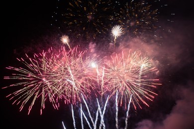 fireworks in the new year festival