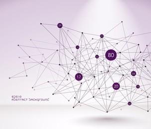 abstract vector polygonal background