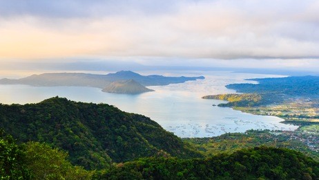 taal volcano in philippines, the smallest volcano in the world