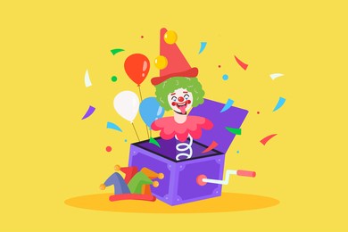 april fool's day illustration design