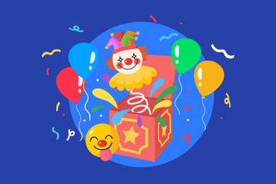 april fool's day illustration design