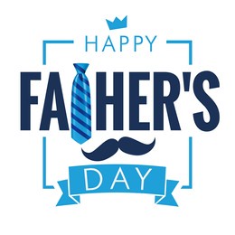 happy fathers day calligraphy quote light banner. happy father's day vector lettering background. dad my king illustration 