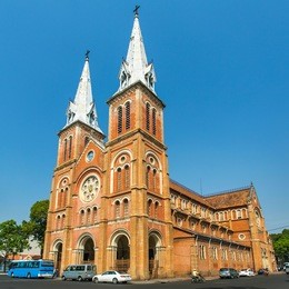 saigon notre dame basilica in ho chi minh city, vietnam