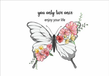 butterfly vector design hand drawn vector art