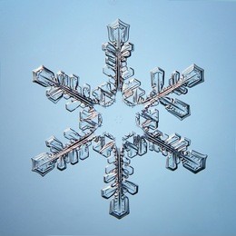 snowflake crystal natural