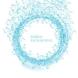 bubbles background, vector illustration