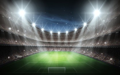light of stadium