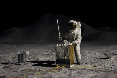 astronaut on moon