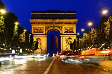 arc de triomphe - arch of triumph, paris, france