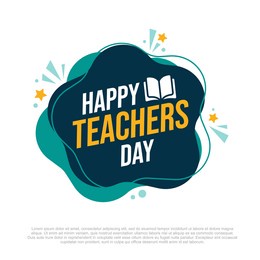 national teacher day vector or happy teacher day banner design 