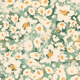 abstract floral camouflage. seamless pattern.modern animal skin pattern with flower shapes . creative contemporary floral seamless pattern.